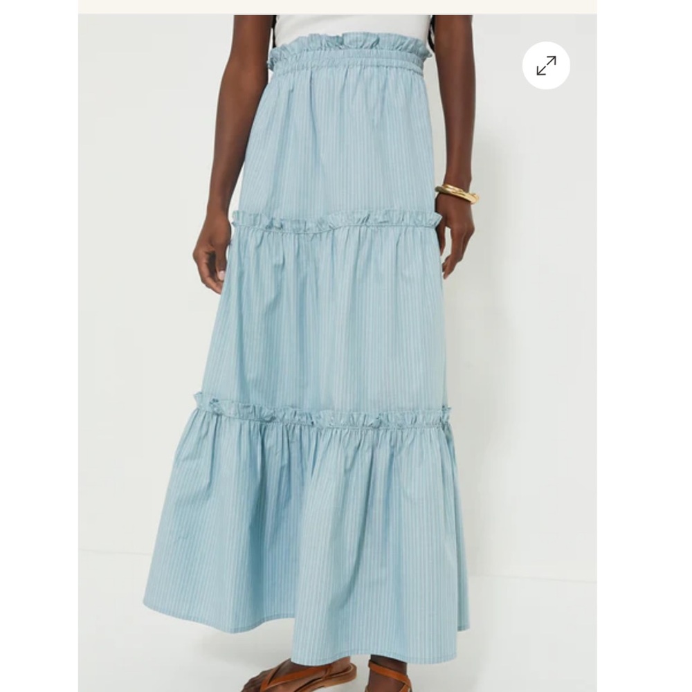 TUCKERNUCK Slate Blue Stripe Prado Skirt